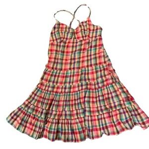 GAP plaid pattern dress